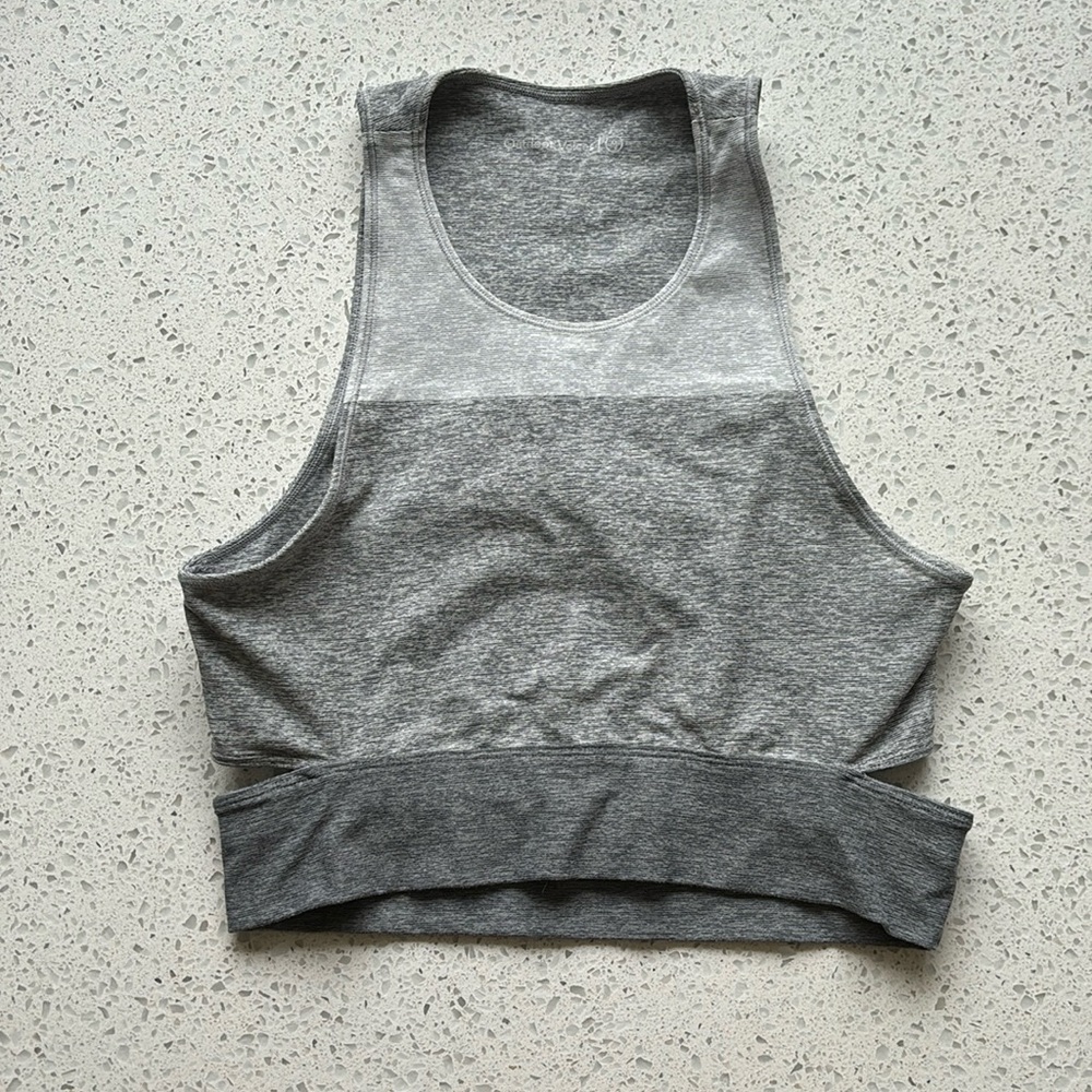 Outdoor voices cutout sports bra